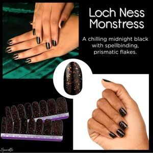 Loch Ness Monstress Black Nail Wraps from Color Street